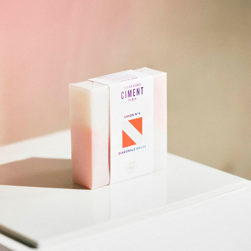 Savon Surgras Diagonale Rouge | Crème de Miel
